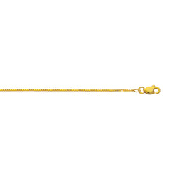 10K Yellow Gold 0.78mm Classic Box 20 Chain with Lobster Lock