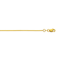 10K Yellow Gold 0.94mm Classic Box 16 Chain with Lobster Lock