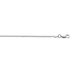 Sterling Silver 1.5mm Classic Box 24 Chain with Lobster Clasp