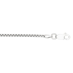 Sterling Silver 1.8mm Round Box 20 Chain with Lobster Clasp