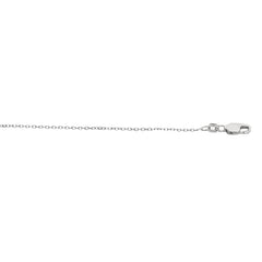 Sterling Silver 1.1mm Diamond Cut Cable 16 Chain with Lobster Clasp