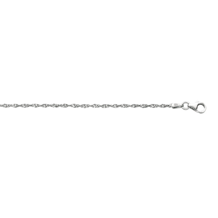 Silver 1.8mm Singapore 20 Chain with Lobster Lock