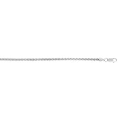 Sterling Silver 2.6mm Wheat 24 Chain with Lobster Clasp