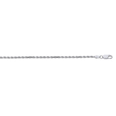 Sterling Silver 2.2mm Rope 24 Chain with Lobster Clasp