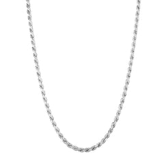 Sterling Silver 6mm Rope 26 Chain with Lobster Clasp