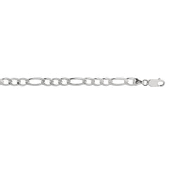 Sterling Silver 5.5mm Figaro 20 Chain with Lobster Clasp