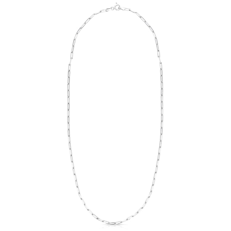 Sterling Silver 2.5mm Paperclip 16 Chain with Lobster Clasp