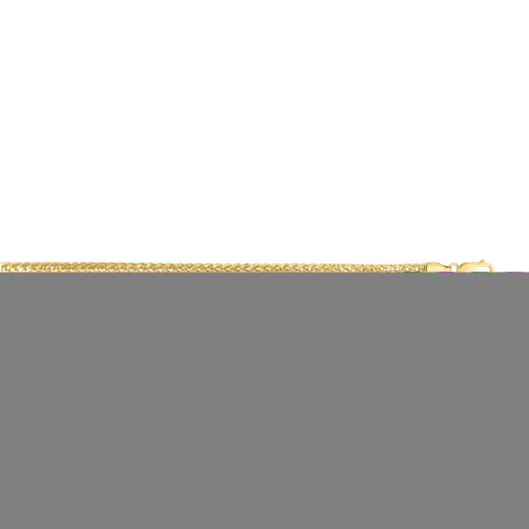 Silver (14k Yellow Gold Plated) 24 3.8mm Diamond Cut Lite Round Franco Chain Necklace with Lobster Clasp.