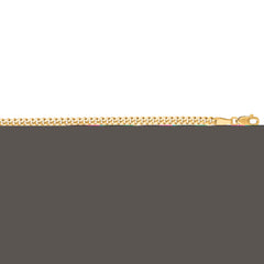 14K Yellow Gold 3.6mm Gourmette 18 Chain