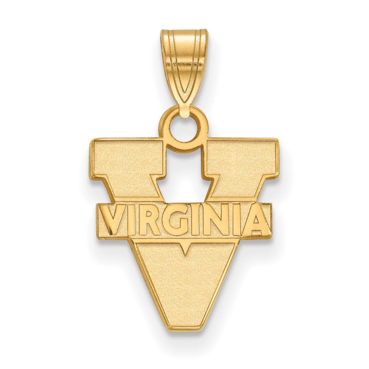 10k Gold LogoArt University of Virginia Small Pendant