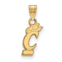 14k Gold LogoArt University of Cincinnati Small Pendant