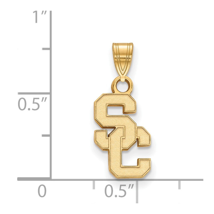 14k Gold University of Southern California S-C Small Pendant