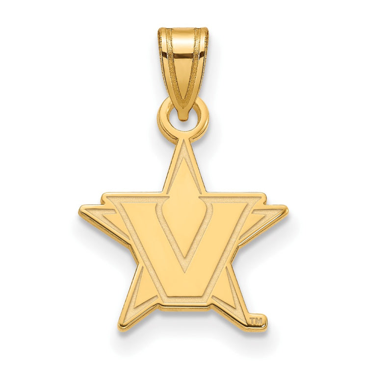 10ky LogoArt Vanderbilt University Small Pendant