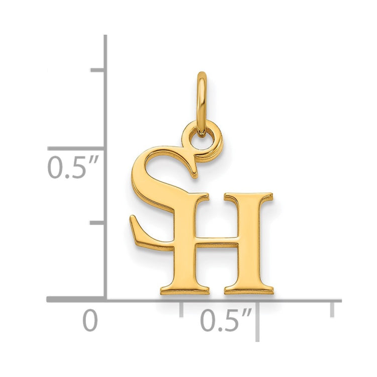 14k Gold LogoArt Sam Houston State University Extra Small Pendant