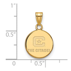 14ky LogoArt The Citadel Small Pendant