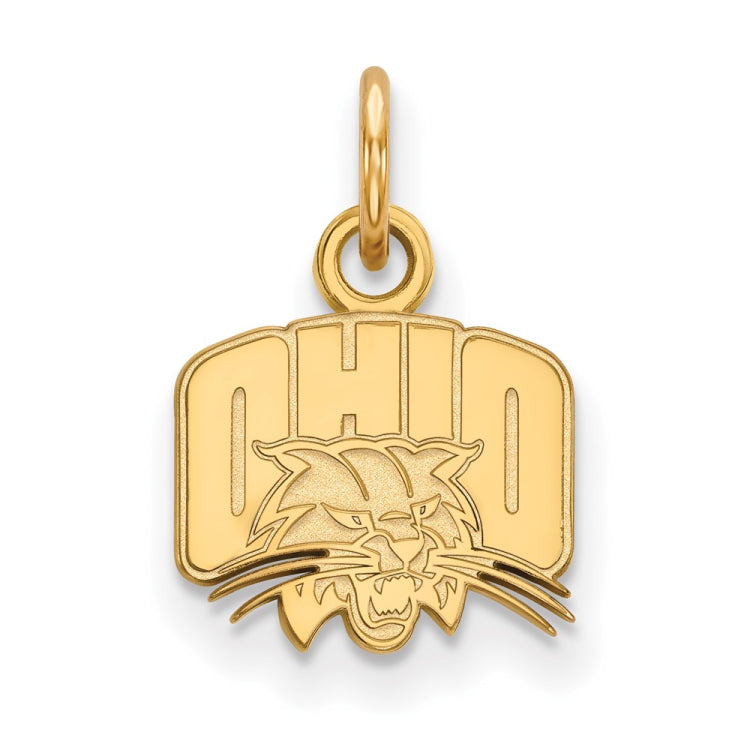 10k Gold LogoArt Ohio University Extra Small Pendant