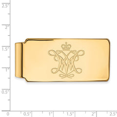 Sterling Silver Gold-plated LogoArt College of William and Mary Money Clip
