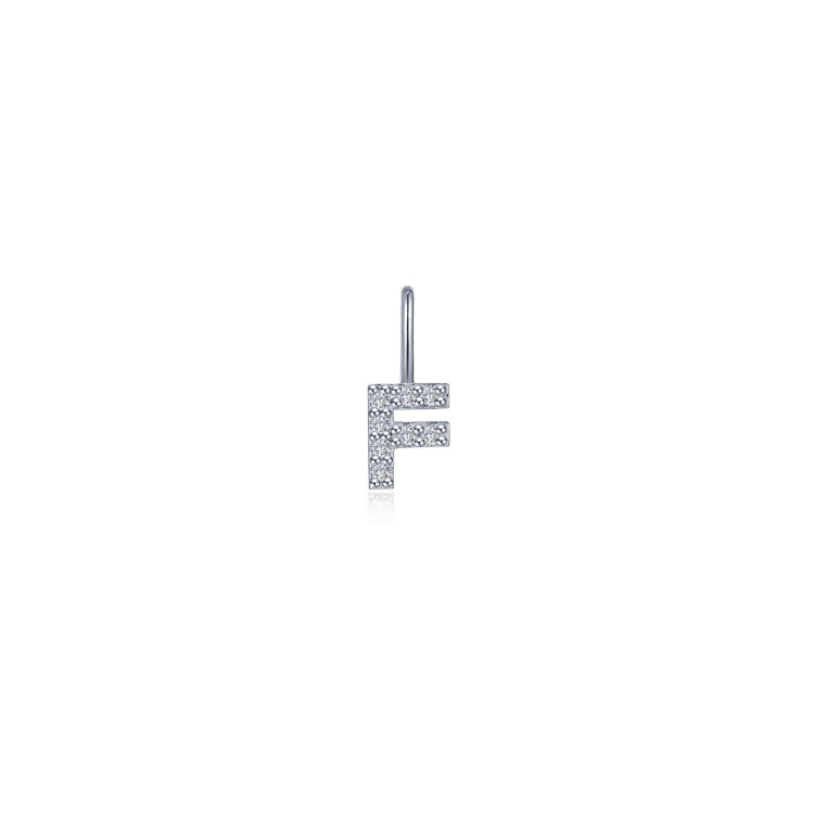 Letter F Charm Pendant