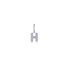 Letter H Charm Pendant