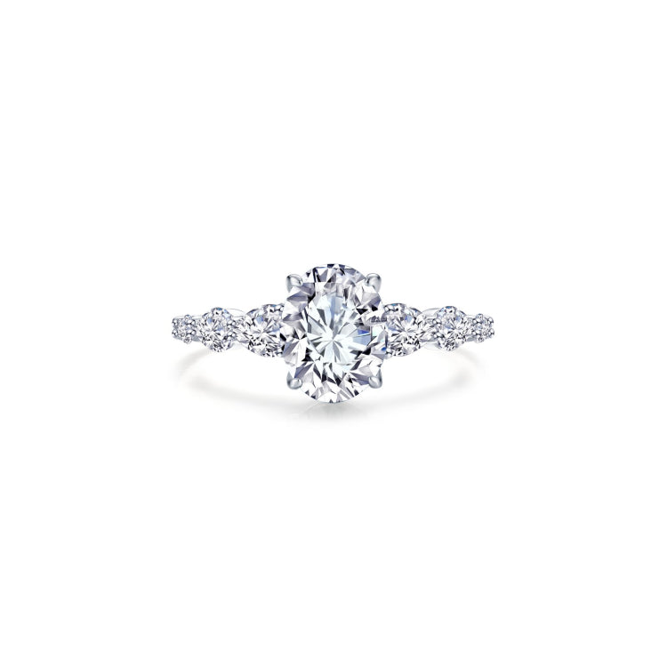 3.66 CTW Oval Solitaire Ring