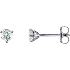 14K White Gold 1/3 CTW Natural Diamond Stud Earrings