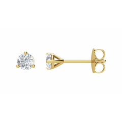 14K Yellow Gold 1/4 CTW Natural Diamond Stud Earrings