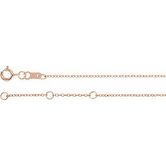 14K Rose Gold Lab-Grown Ruby Bezel-Set Solitaire 6 1/2-7 1/2" Bracelet