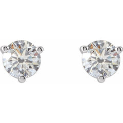 14K White Gold 1/3 CTW Natural Diamond Earrings
