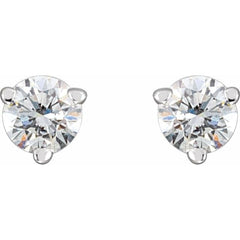 Platinum .06 CTW Natural Diamond Earrings