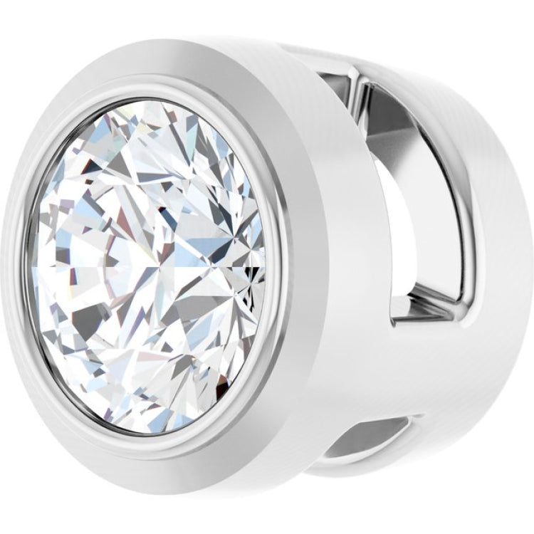 14K White Gold 1/10 CTW Lab-Grown Diamond Slide Pendant