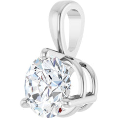 Platinum 1/2 CTW Natural Diamond Pendant