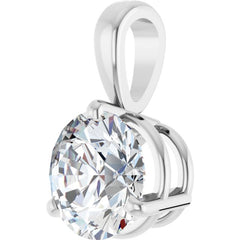 Platinum 1 CTW Natural Diamond Pendant
