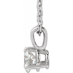 Sterling Silver 1/4 CTW Lab-Grown Diamond 18" Necklace
