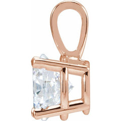 14K Rose Gold 1 1/4 CTW Natural Diamond Pendant