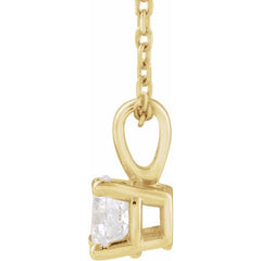 14K Yellow Gold 1 1/4 CTW Natural Diamond 18" Necklace