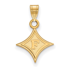 14k Gold LogoArt Furman University Small Pendant