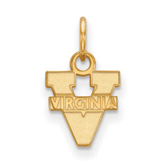 14k Gold LogoArt University of Virginia Extra Small Pendant