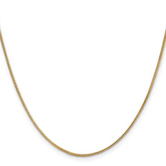 14K 18 inch .9mm Franco with Lobster Clasp Chain
