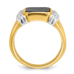 Gents SS ONYX Ring