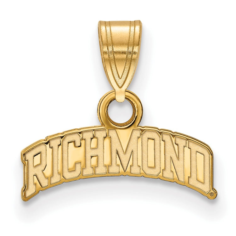 14ky Gold University of Richmond Small Script Pendant