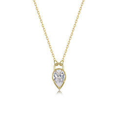 Pear Lock Necklace