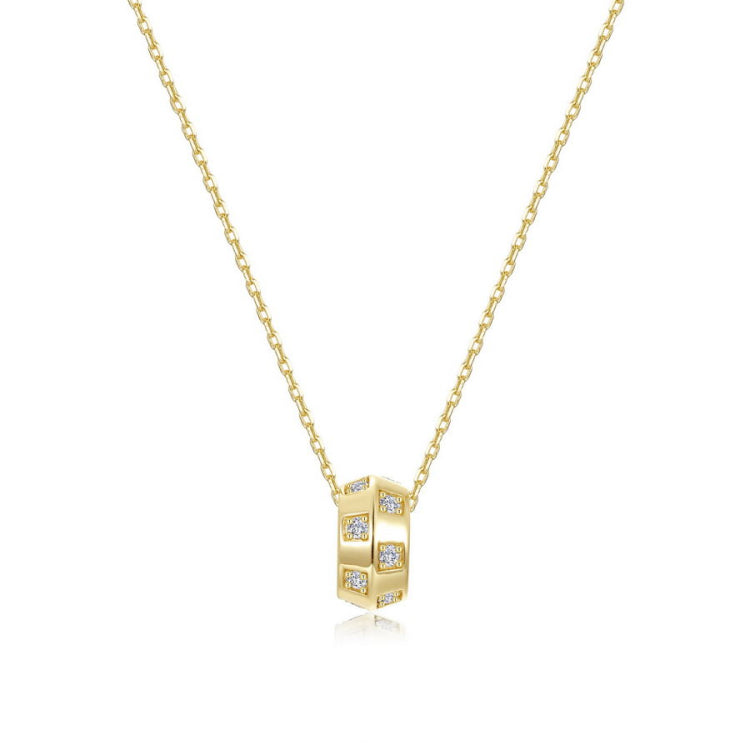 Barrel Beat Pendant Necklace