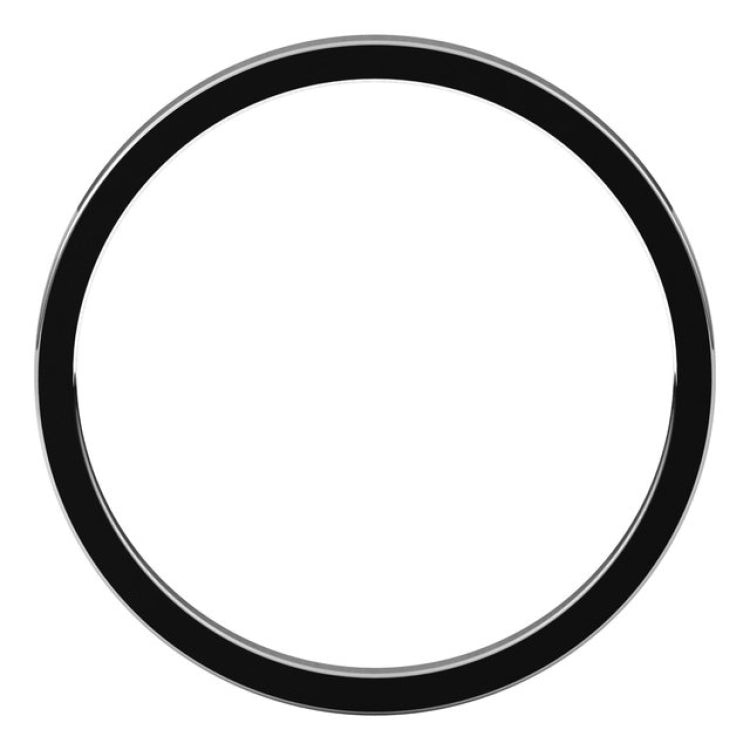 14K White Gold 1.5 mm Flat Band Size 5