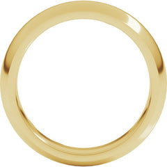 18K Yellow Gold 5 mm Comfort-Fit Half Round Band Size 6