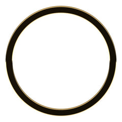 18K Yellow Gold 1 mm Flat Band Size 5