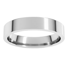 Sterling Silver 4 mm Lightweight Comfort-Fit Flat Band Size 7