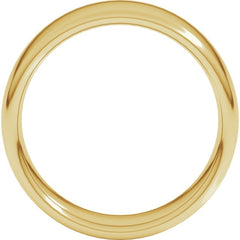 10K Yellow Gold 7 mm Comfort-Fit European-Style Band Size 11