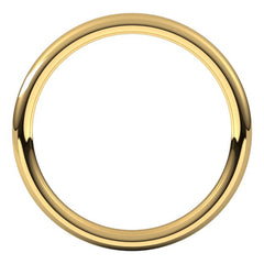 14K Yellow Gold 2 mm Comfort-Fit European-Style Band Size 5.5