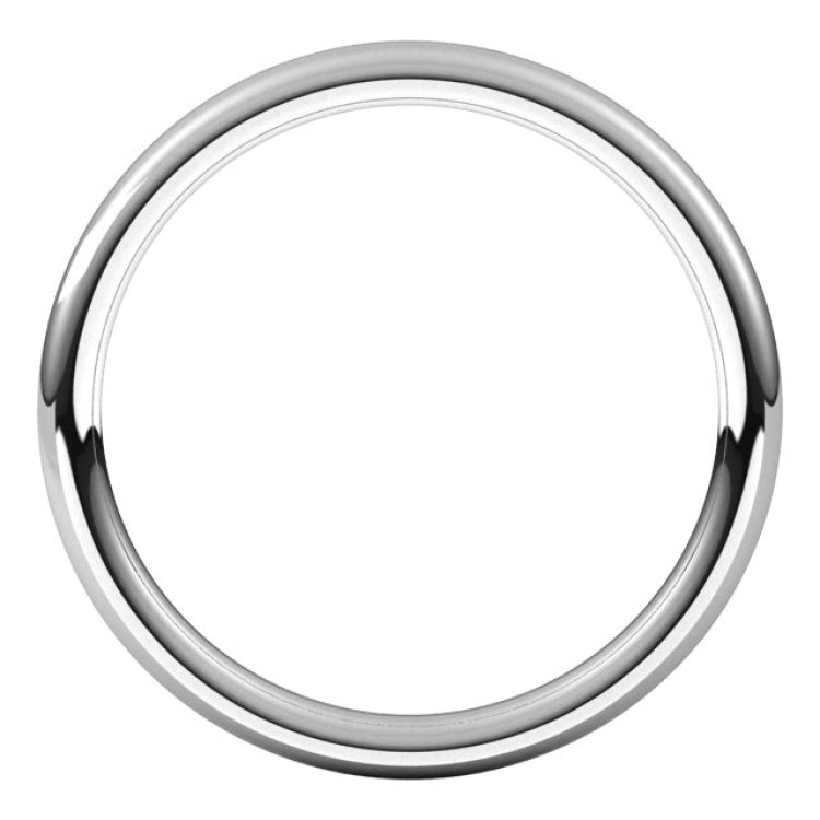 Platinum 2 mm Comfort-Fit European-Style Band Size 5.5
