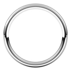 Platinum 2 mm Comfort-Fit European-Style Band Size 5.5